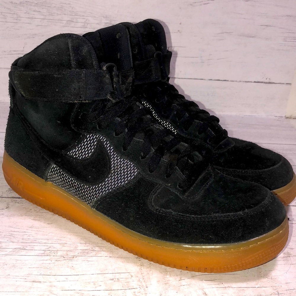 Nike AF-1 High ‘07 LV8 “Black Gum” Suede